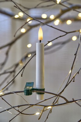 Mini Tree Candles (set of 8) with clips