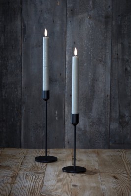 LED Chandelier Candles (Grey) | set of 2