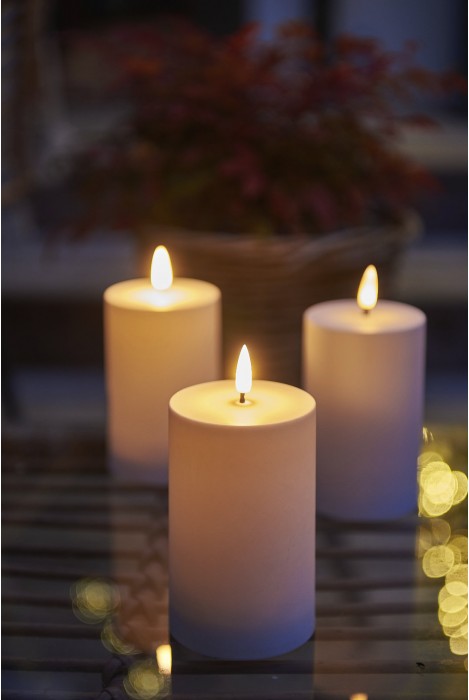 Outdoor Pillar Candles | set of 2